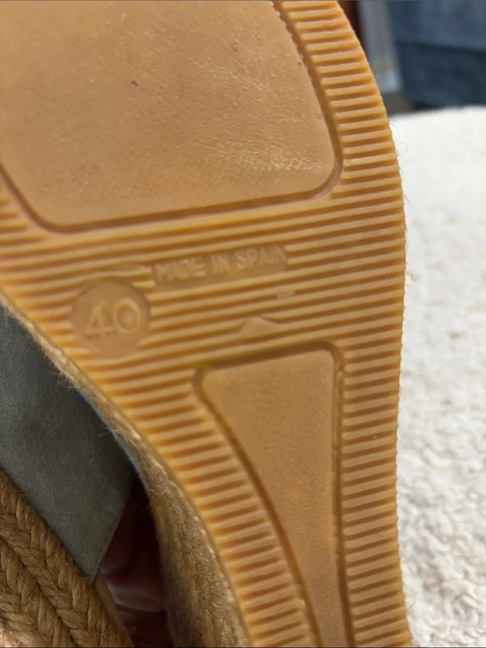 VISCATA BARCELONA ESPADRILLE WEDGES Size 40 made in Spain